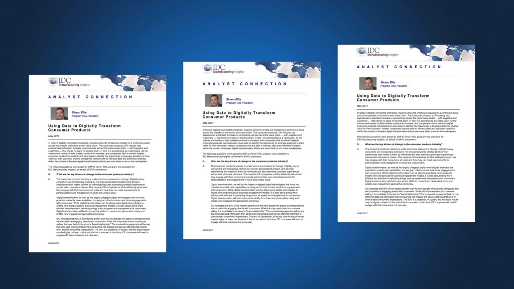 IDC Infobrief - Using Data to Digitally Transform