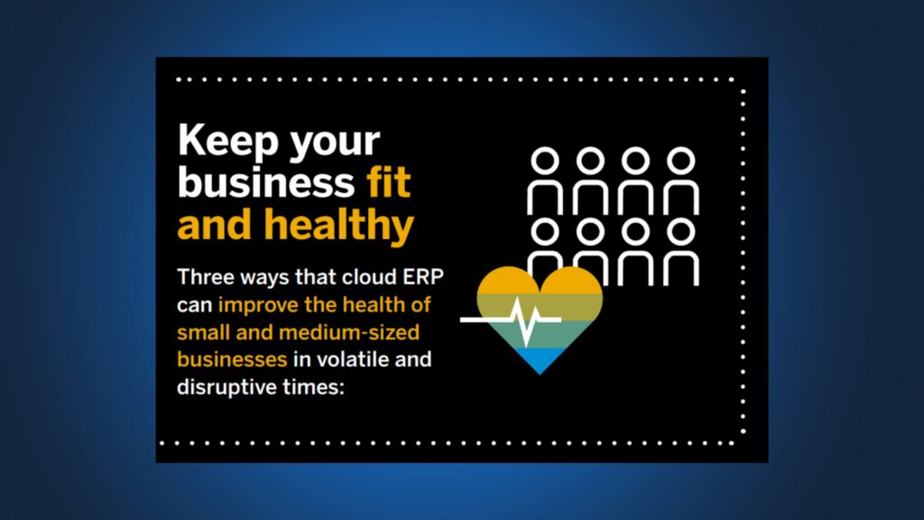 Benefits of Cloud ERP for SMEs Infographic